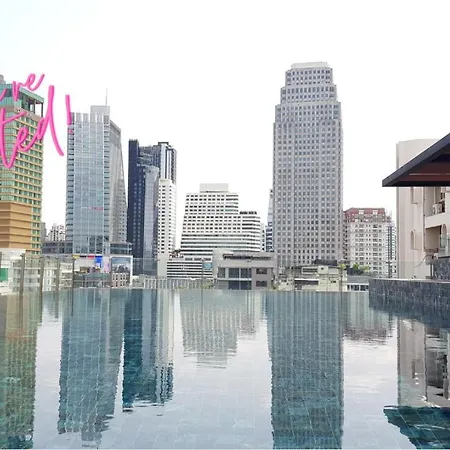 Downtown Apartment Near Asok Bts Mrt Terminal 21 Rooftop Pool & Gym